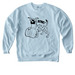 BONK!, a Chambray Comfort Colors Crewneck Sweatshirt