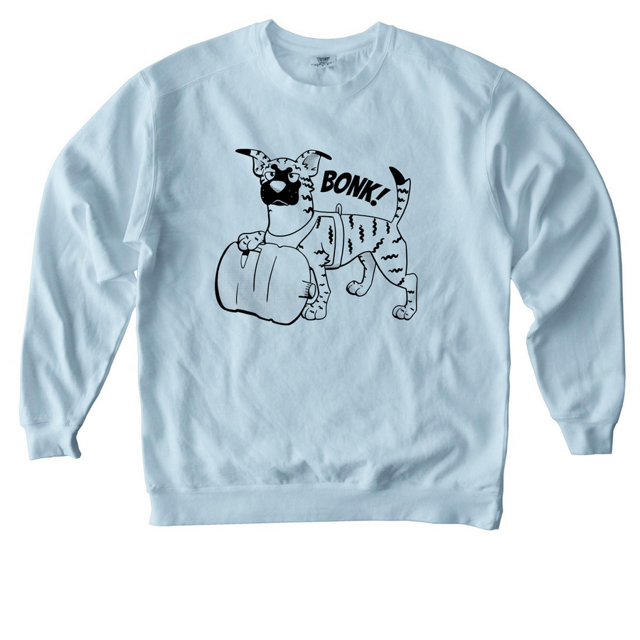 BONK!, a Chambray Comfort Colors Crewneck Sweatshirt