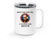 DON'T BLAME ME, I VOTED FOR DITCH MUG, a White Stainless Steel Travel Mug