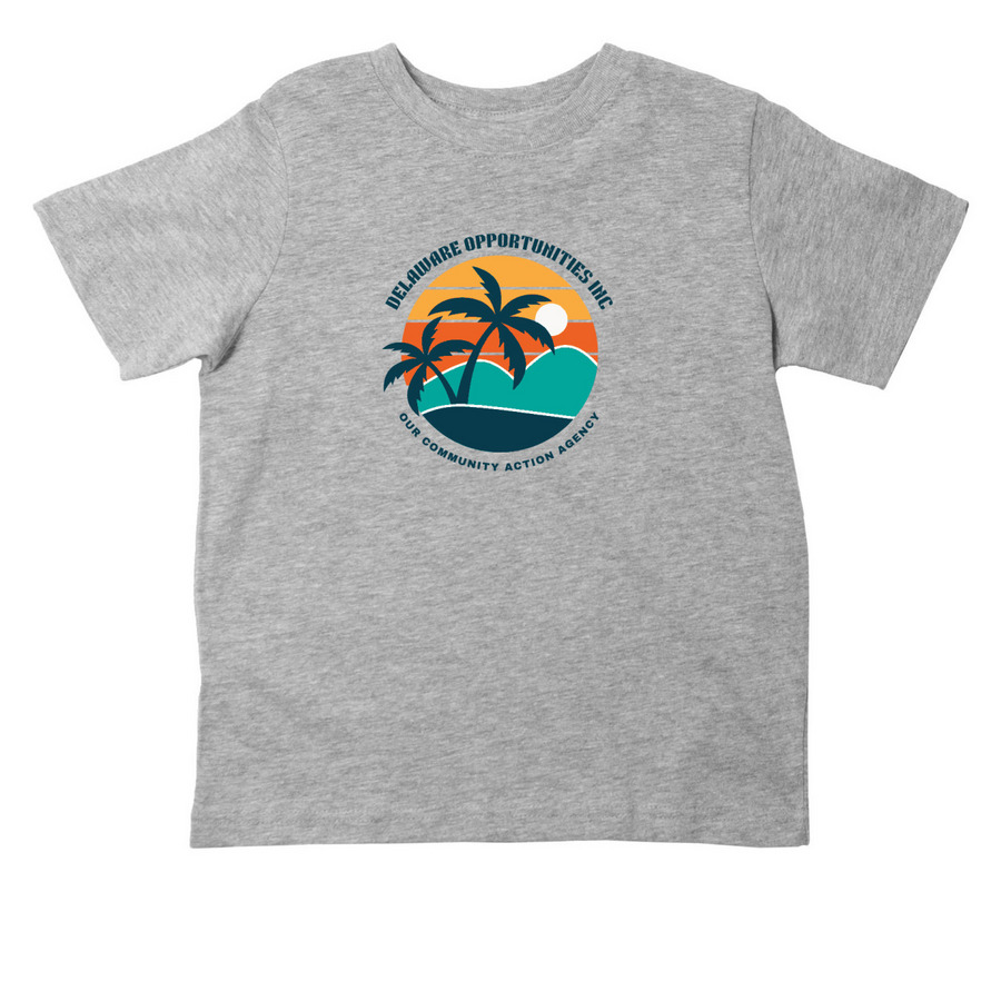 Toddler-DO Beach, a Heather Toddler Tee