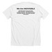 Good Trouble&nbsp;, a Solid White Blend Premium Unisex Tee (back-view)