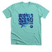 World Ocean Celebration #4, a Heather Sea Green Premium Unisex Tee