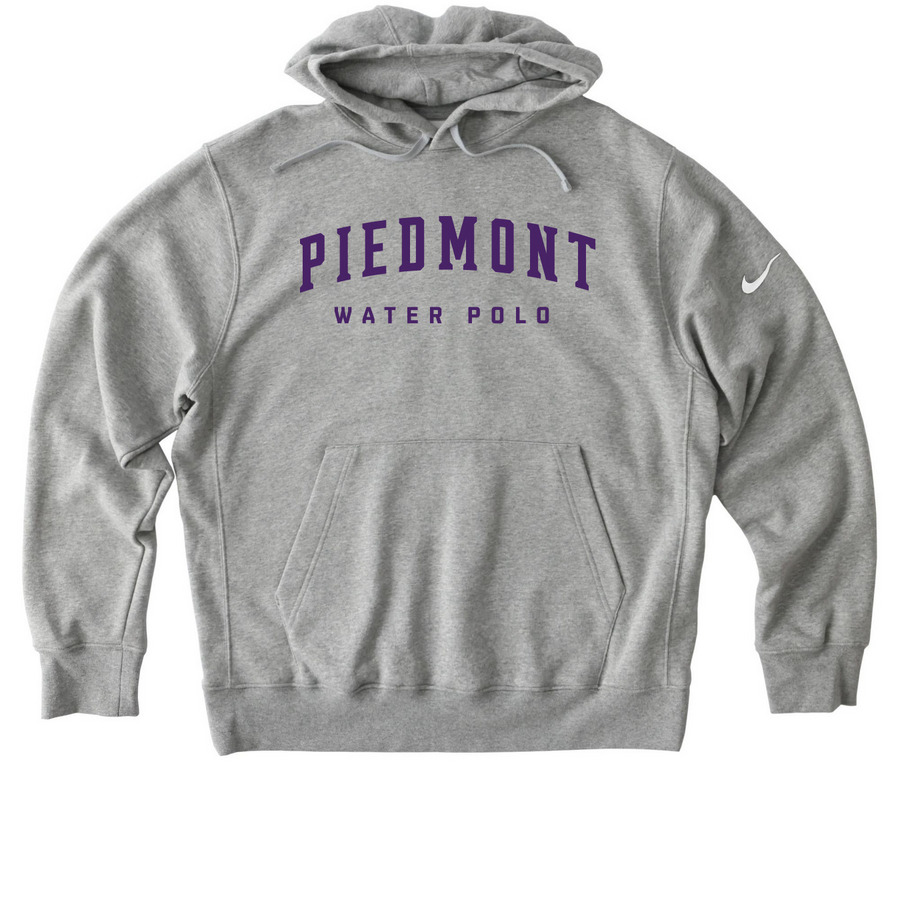 Nike Water Polo Hoodie, a Dark Grey Heather Nike Club Fleece Pullover Hoodie