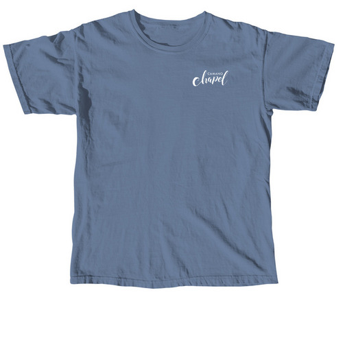 Be Bold - Camano Chapel, a Blue Jean Comfort Colors Unisex Tee