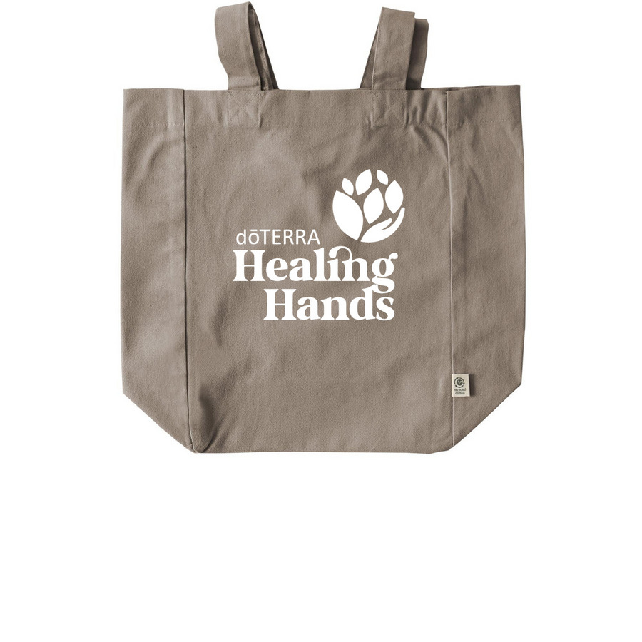 doTERRA Healing Hands - Tote, a Pumice Recycled Cotton Tote Bag