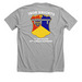 Iron Knight Shirts, a Athletic Heather Premium Unisex Tee (back-view)
