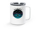 Roadtrip to Camp Constellation 2026!, a White Stainless Steel Travel Mug