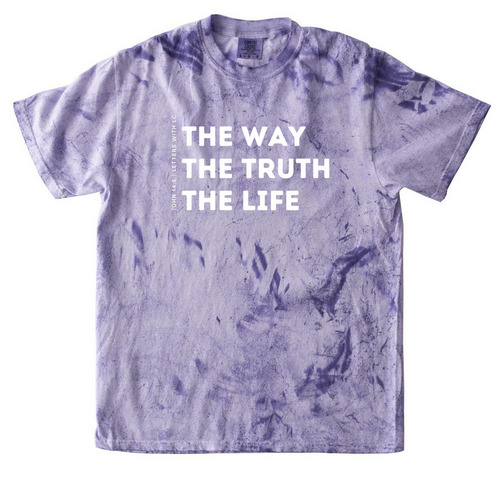 The Way, a Amethyst Comfort Colors Colorblast Tee