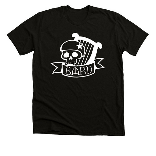 NEW BARD MERCH, a Solid Black Blend Premium Unisex Tee