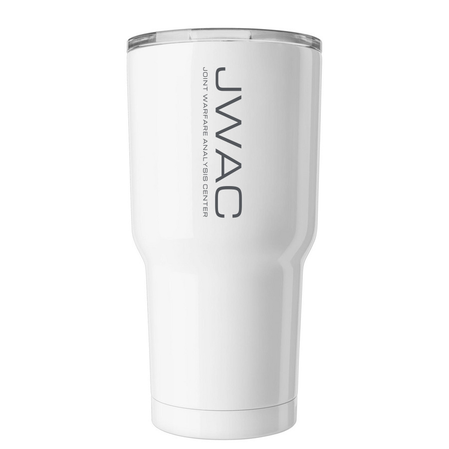 JWAC Tumbler, a White Insulated Tumbler