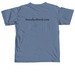 Core Merchandise, a Blue Jean Comfort Colors Unisex Tee (back-view)
