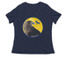 RETIRED - Dulce 2025, Design 3 (Runner Up), a Navy Women's Relaxed V-Neck Tee