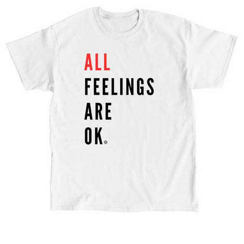 All feeling are ok (TV), a White Classic Unisex Tee