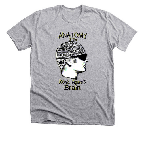 Iconic Figures, a Athletic Heather Premium Unisex Tee