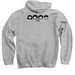 Bunch of Friends Hoodie, a Sport Grey Pullover Hoodie (back-view)