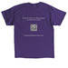 Team Luke 2025&nbsp;, a Purple Classic Unisex Tee (back-view)