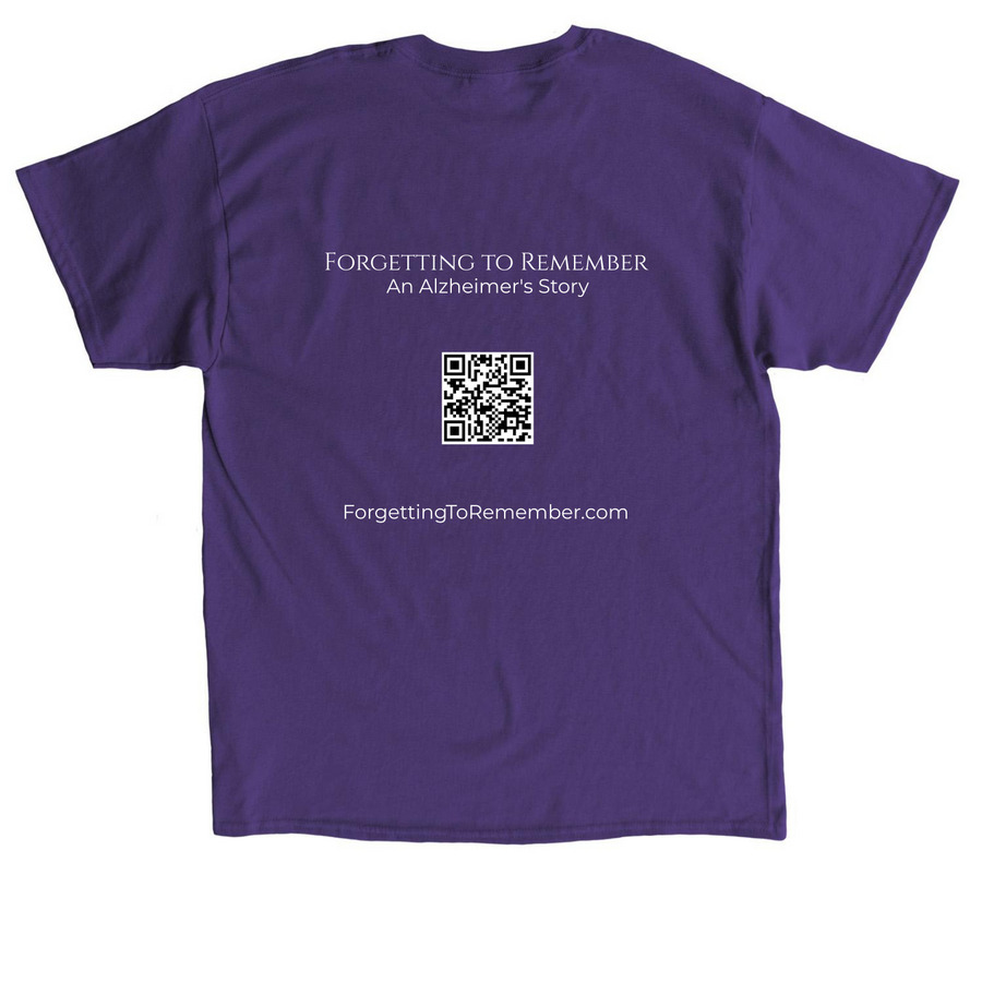 Team Luke 2025&nbsp;, a Purple Classic Unisex Tee (back-view)