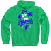 Fight Like Sarah&nbsp;, a Irish Green Pullover Hoodie (back-view)
