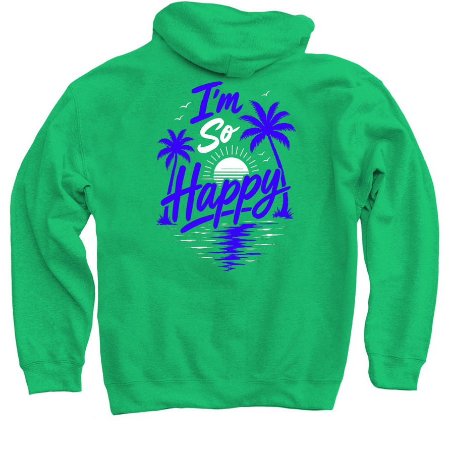 Fight Like Sarah&nbsp;, a Irish Green Pullover Hoodie (back-view)