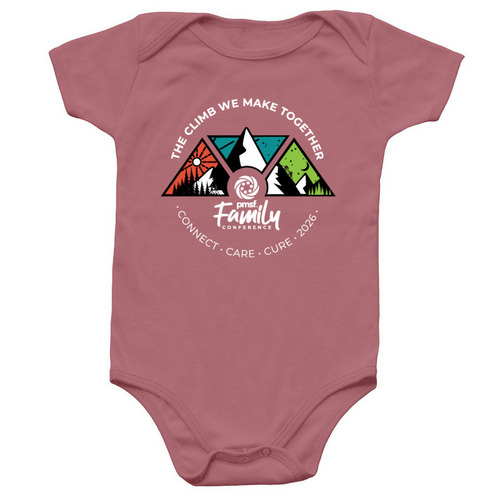 Conference Baby, a Mauve Infant Onesie