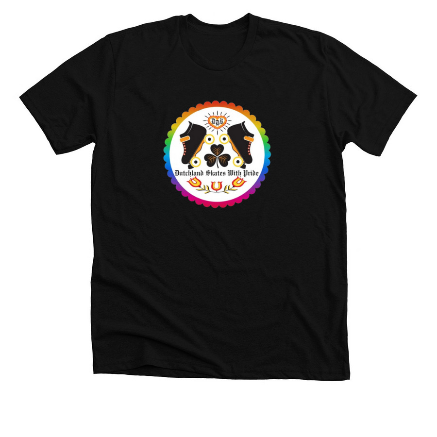 Dutchland Hex Pride, a Solid Black Blend Premium Unisex Tee