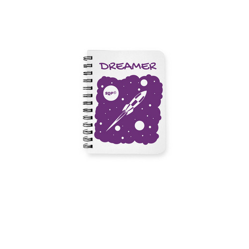 Dreamers Official (notebook white), a White Spiral Notebook