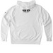 You Call, I Run (black) performance, a White Nike Club Fleece Pullover Hoodie (back-view)