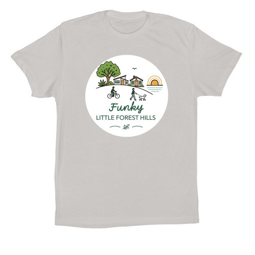 New Little Forest Hills logo!, a Solid Athletic Grey Premium Cotton Tee