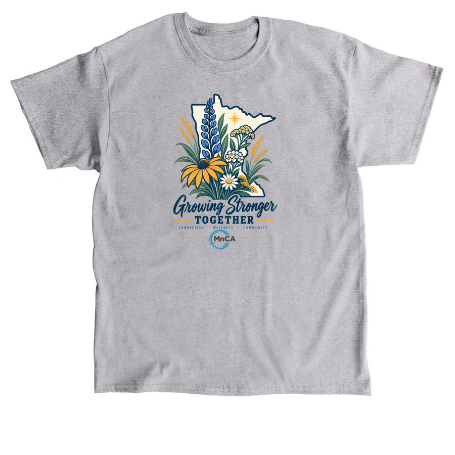 Growing Stronger Together, a Sport Grey Classic Unisex Tee