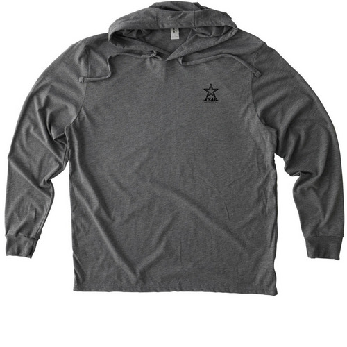 CSAB 2026 - front print only, a Aluminum Grey Allmade Eco Triblend Hoodie Tee