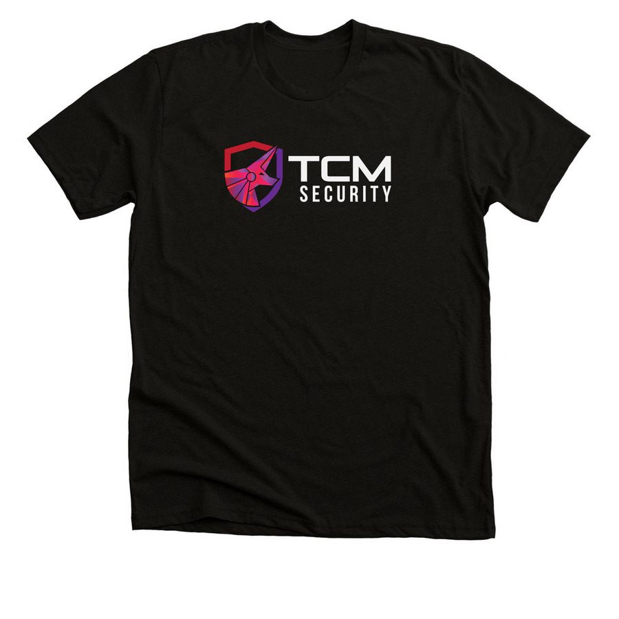 TCM Security T-Shirt, a Solid Black Blend Premium Unisex Tee