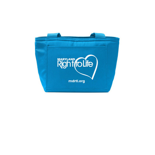 Maryland Right to Life Tote Bag, a Parcel Blue Insulated Lunch Tote