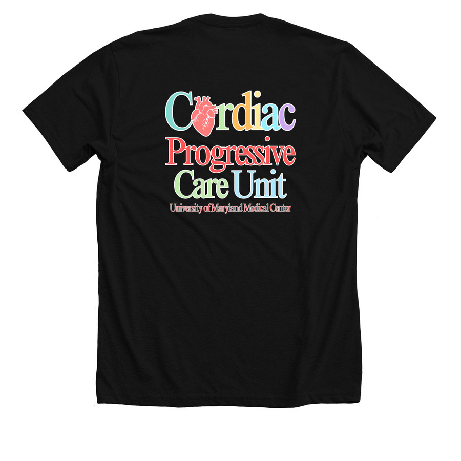 C<3rdiac PCU, a Solid Black Blend Premium Unisex Tee (back-view)