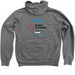 Castin' N Catchin' Apparel, a Deep Heather Zip Up Hoodie (back-view)