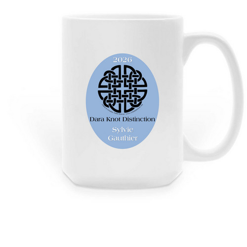 Dara Knot Distinction, a White Large Coffee Mug