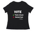 2026 Election Swag, a Black Women's Relaxed V-Neck Tee