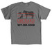 Orchard Veterinary Care, a Charcoal Classic Unisex Tee (back-view)