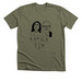 Kids for Kamala Adult Tee X Madeline, a Heather Olive Premium Unisex Tee