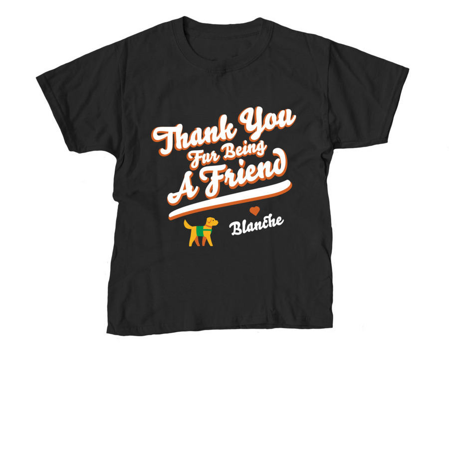 Thank you - Friend, a Black Youth Unisex Tee