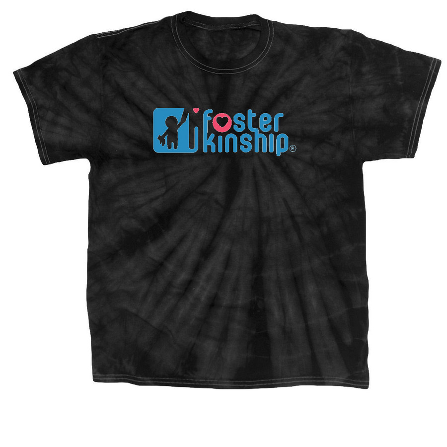 FK Tie Dye Logo, a Black Classic Tie Dye Tee