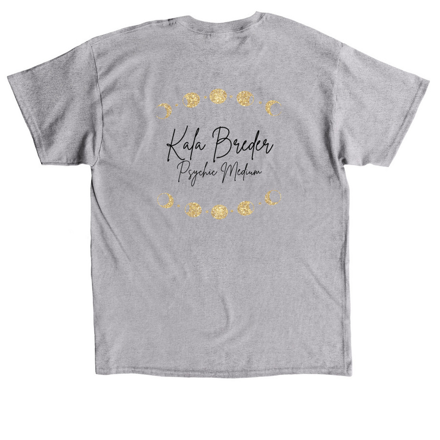 My Spirit Guides have opinions, a Sport Grey Classic Unisex Tee (back-view)