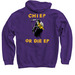 Chi Epsilon Hoodie Fundraiser, a Purple Pullover Hoodie (back-view)