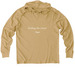 finding the ocean front & poetry back, a Golden Wheat Allmade Organic Cotton Mineral Dye Hoodie Tee
