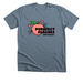 Color Logo - Blues, a Heather Slate Premium Unisex Tee