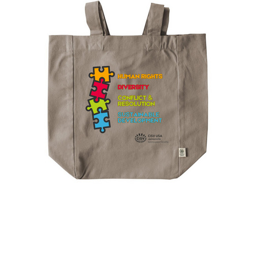 Totes & Educational Pillars, a Pumice Recycled Cotton Tote Bag