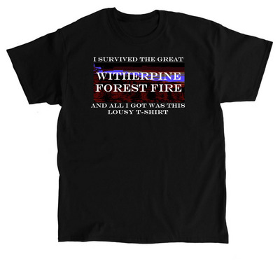 The Great Witherpine Fire, a Black Classic Unisex Tee