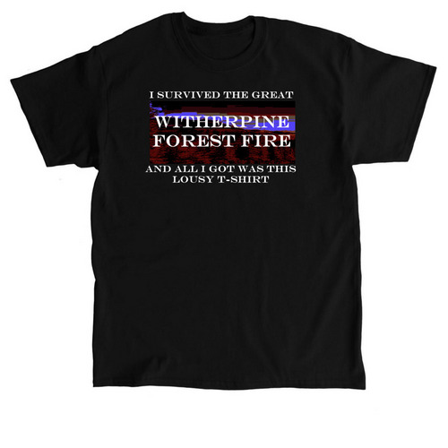 The Great Witherpine Fire, a Black Classic Unisex Tee