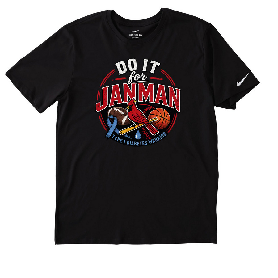 2026 Do for Janman- Dry fit&nbsp;, a Black Nike Dri-FIT Jersey Blend Performance Tee
