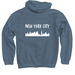 Chav NYC Sweatshirt, a Indigo Pullover Hoodie (back-view)