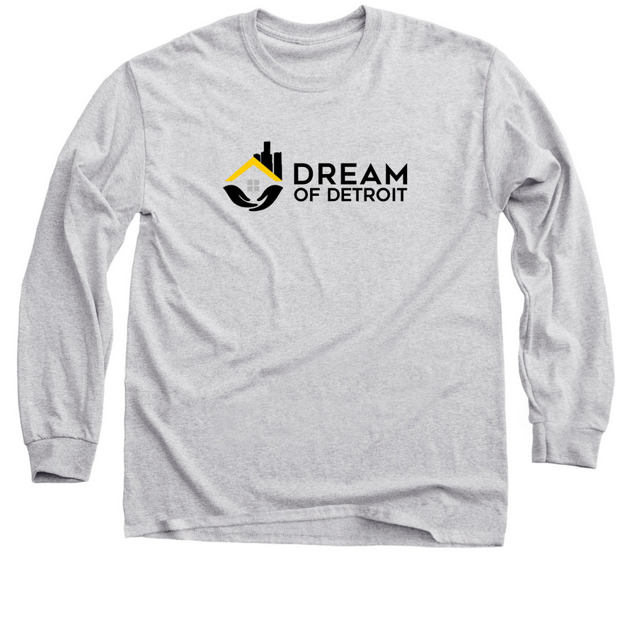Dream of Detroit Classic Tee, a Sport Grey Classic Long Sleeve Tee